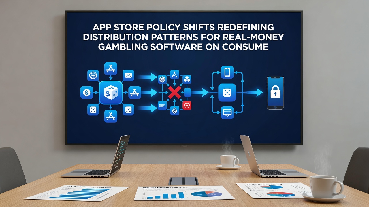 Distribution pattern changes for real money gambling apps after policy updates
