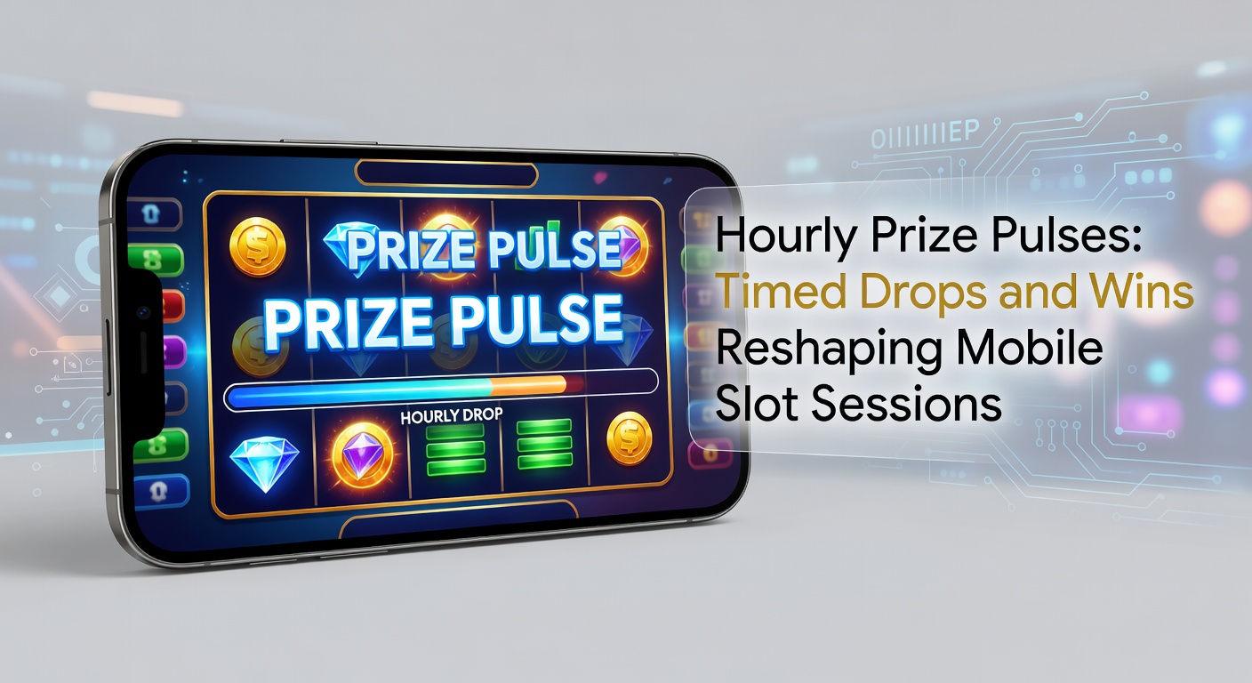 Close-up of a mobile device displaying a prize pulse leaderboard with real-time wins ticking up during an hourly drop event